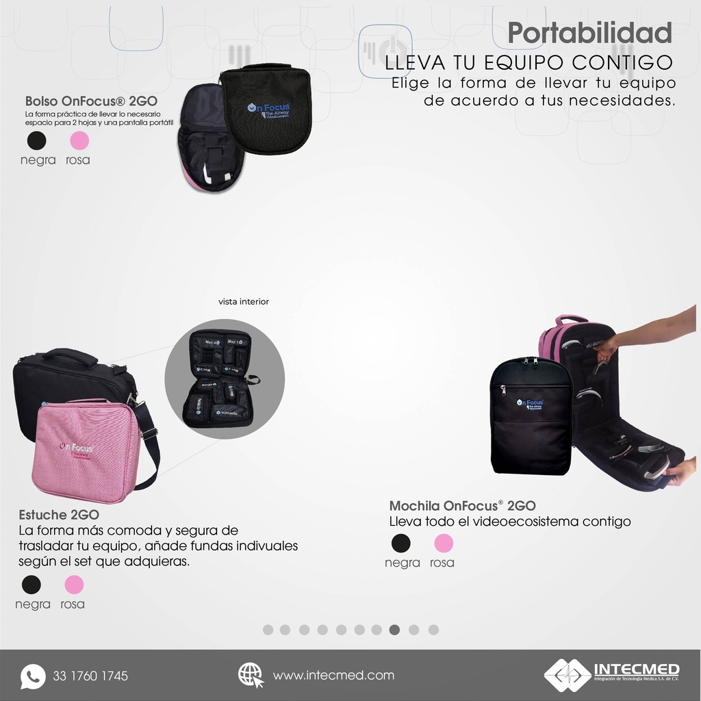 VIDEOLARINGOSCOPIO ONFOCUS® LITE W-BLADE LITE MAC 1 Y MAC 3