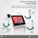 VIDEOLARINGOSCOPIO ONFOCUS® ADVANCED 3 HOJAS REUSABLES ADULTO