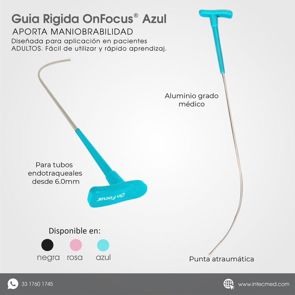 GUIA ONFOCUS® REUSABLE AZUL