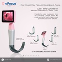 VIDEOLARINGOSCOPIO ONFOCUS® FLEX PINK AIR 6 HOJAS REUSABLES.