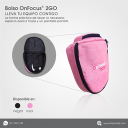 [ON2GOB-PM] BOLSA ONFOCUS® 2GO ROSA CON FUNDA PARA PANTALLA